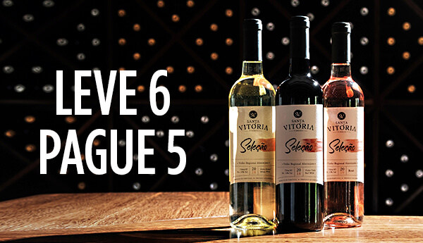 Promoção gama seleção dos vinhos Santa Vitória