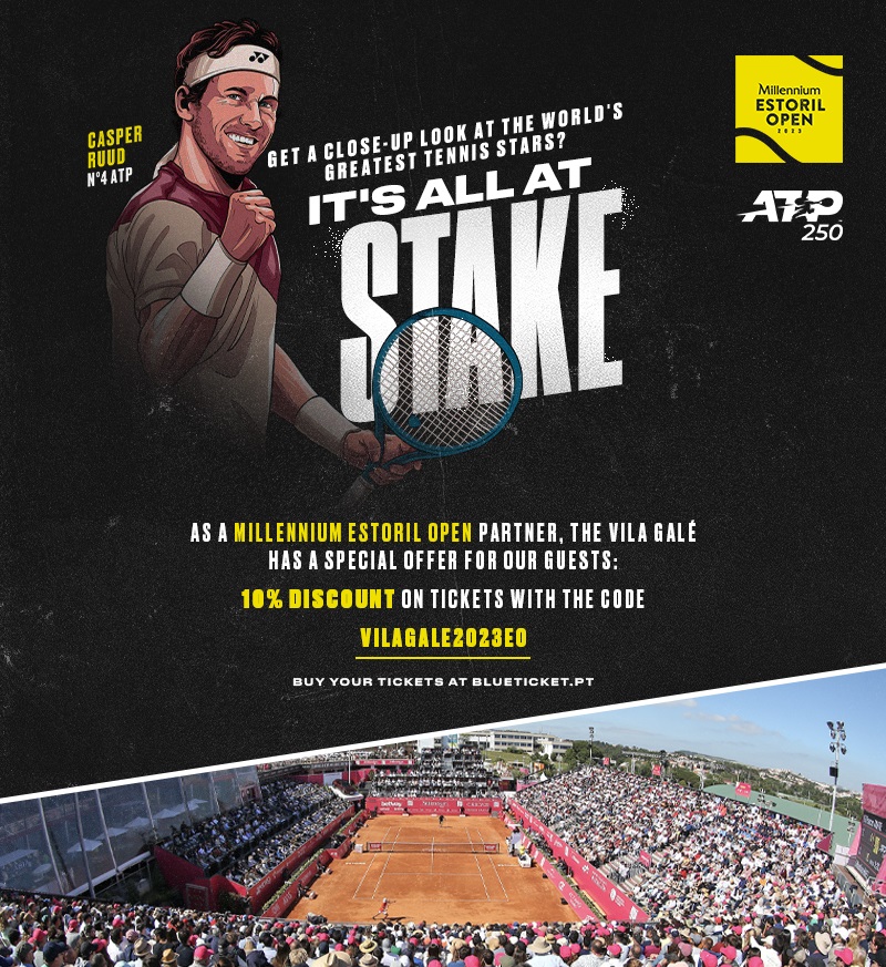 Descontos Millennium Estoril Open!